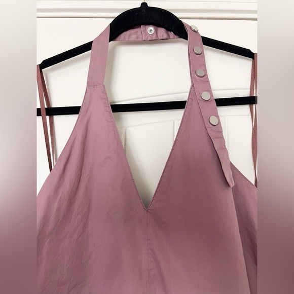 Tibi Dusty Plum Halter Top - Picture 5 of 9